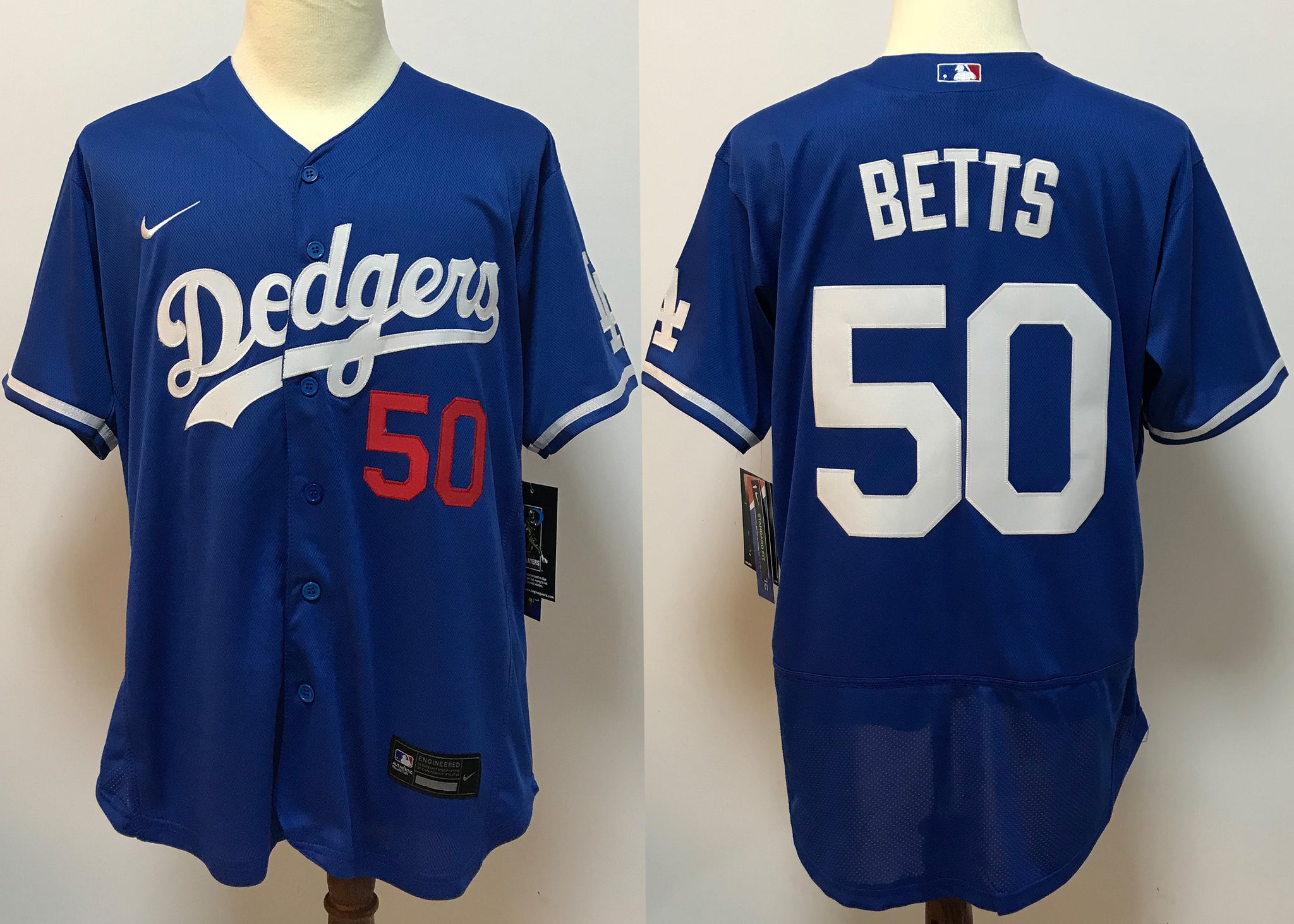 Mookie Betts Los Angeles Dodgers Jersey blue – Classic Authentics