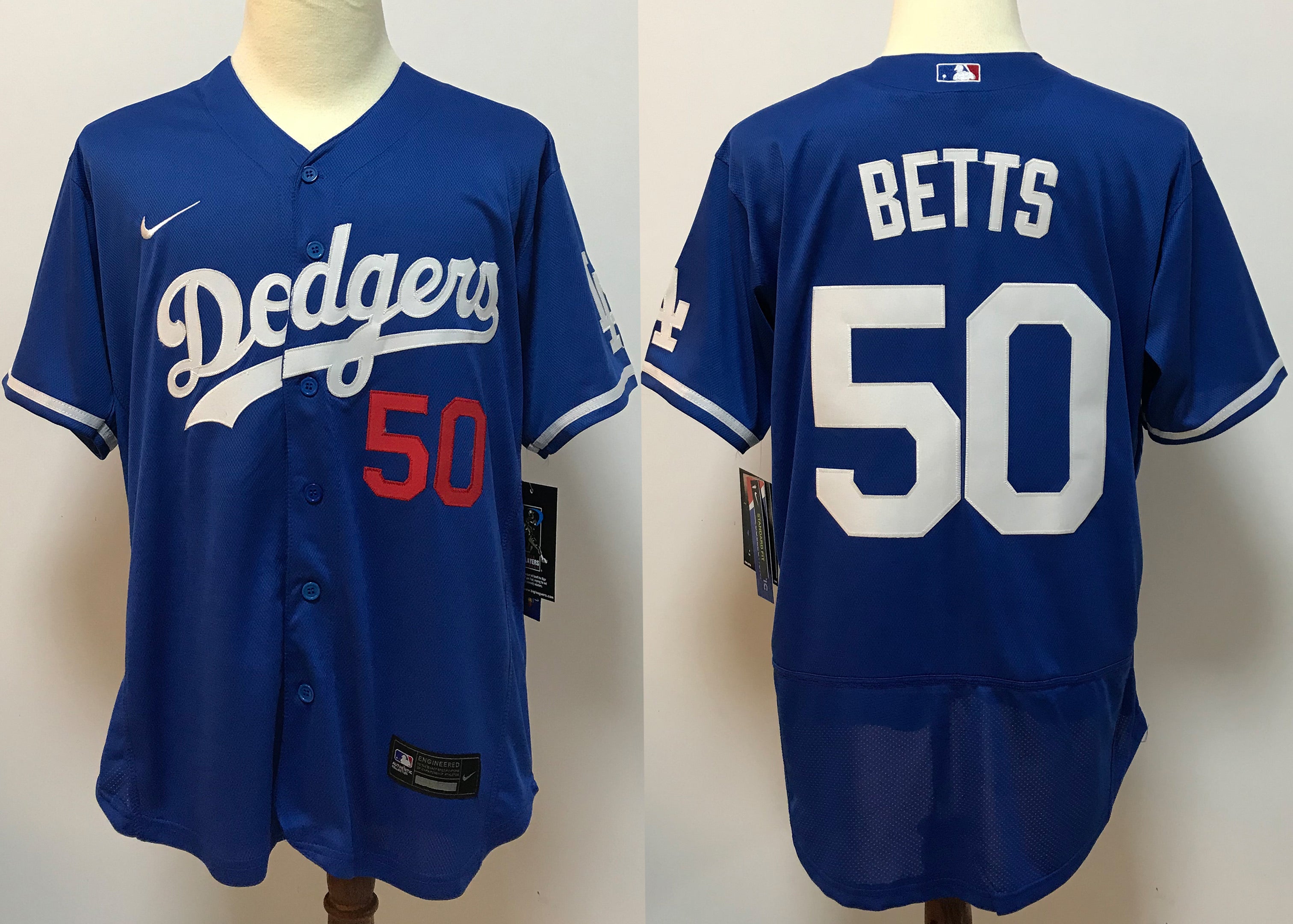 Mookie Betts Los Angeles Dodgers Jersey white – Classic Authentics