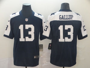 Jerseyrama Michael Gallup Jersey #13 Dallas Unsigned Custom Stitched Blue Football New No Brands/Logos Sizes S-3xl, Size: Large