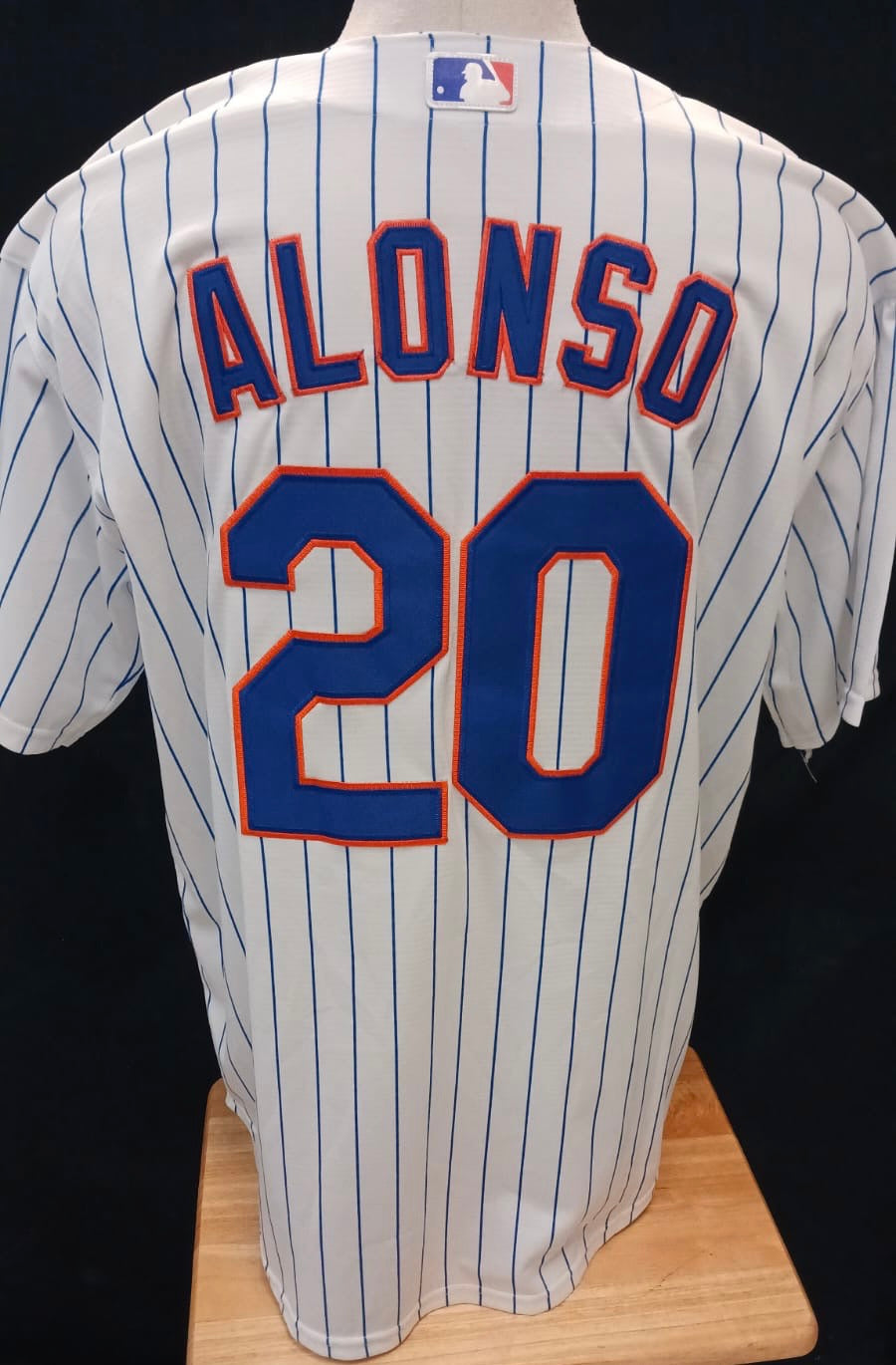 Mens Nike New York Mets PETE ALONSO Baseball Jersey WHITE P/S New –