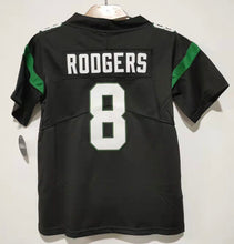 Aaron Rodgers YOUTH New York Jets Jersey black