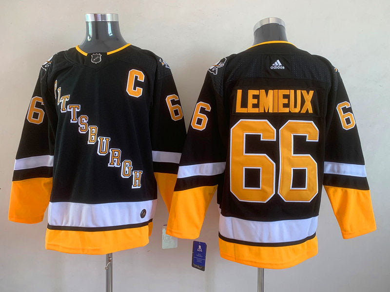 Mario Lemieux Pittsburgh Penguins Jersey black