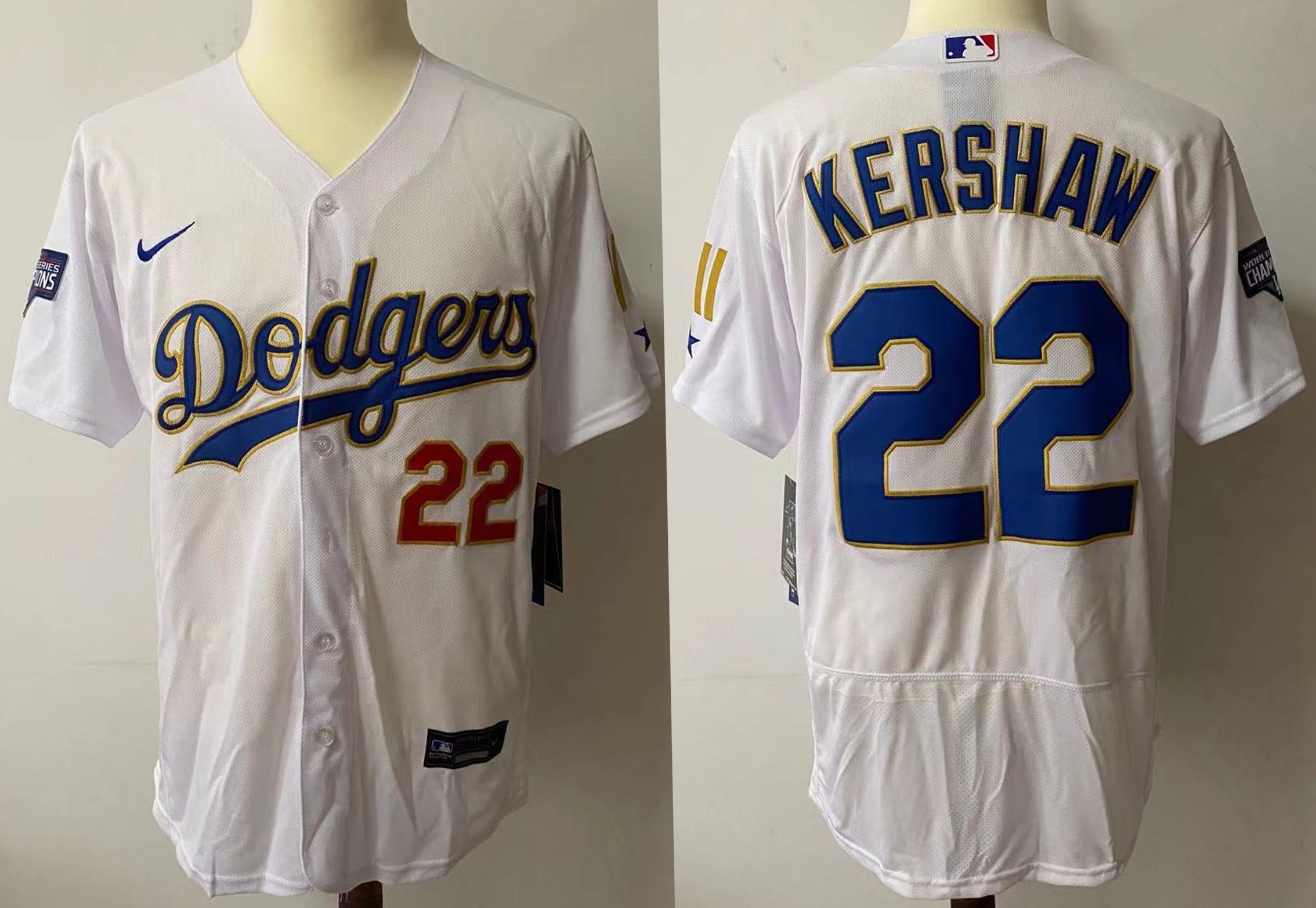 Clayton Kershaw Los Angeles Dodgers Jersey white – Classic Authentics