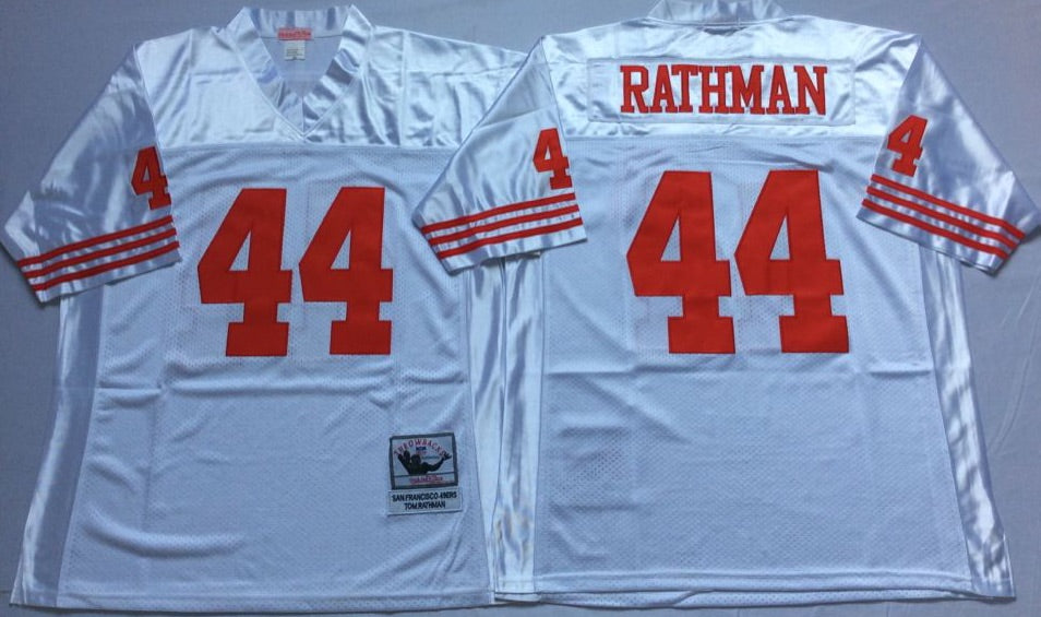 Tom Rathman San Francisco 49ers Jersey White – Classic Authentics