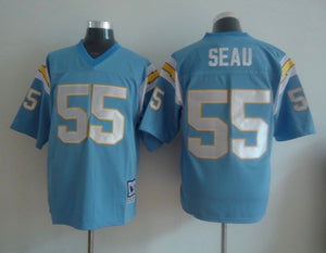 Junior Seau San Diego Chargers Jersey Boys Medium Youth Blue NFL