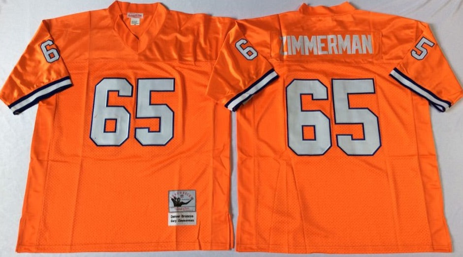 Gary Zimmerman Denver Broncos Jersey – Classic Authentics