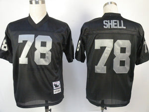 Art Shell Signed Oakland Raiders Framed Black Custom Jersey With