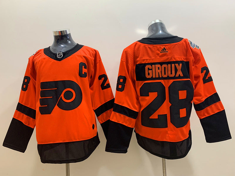 Claude Giroux Philadelphia Flyers Adidas Orange Jersey