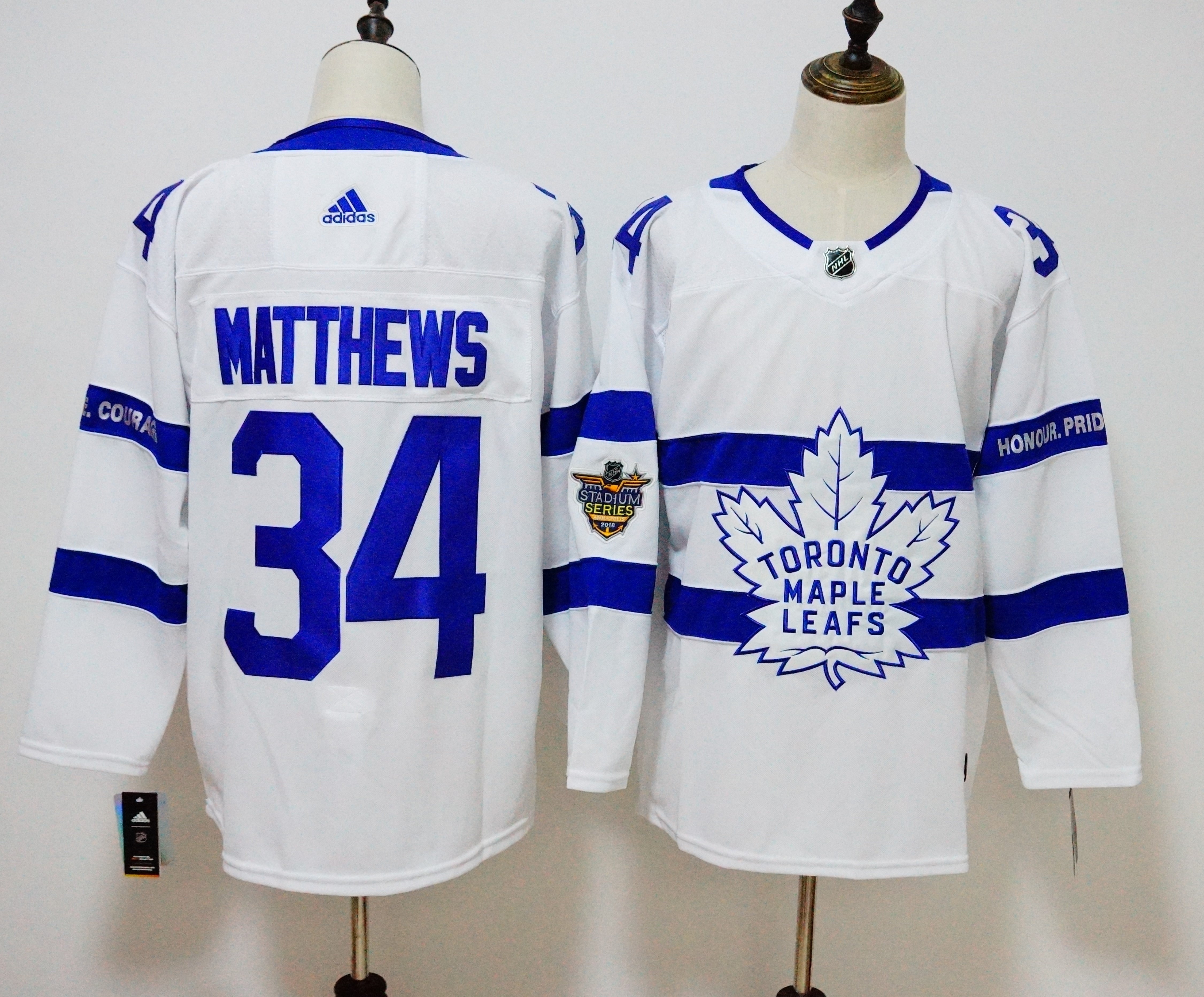 NEW* Austin Matthews Toronto Maple Leafs NHL Jersey Size L