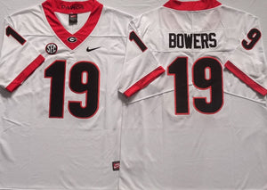 Brock Bowers Georgia Bulldogs Jersey white – Classic Authentics