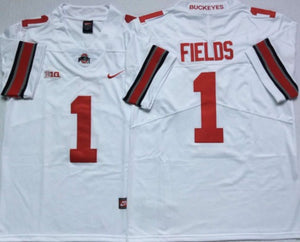 Justin Fields Ohio State Buckeyes Jersey white – Classic Authentics