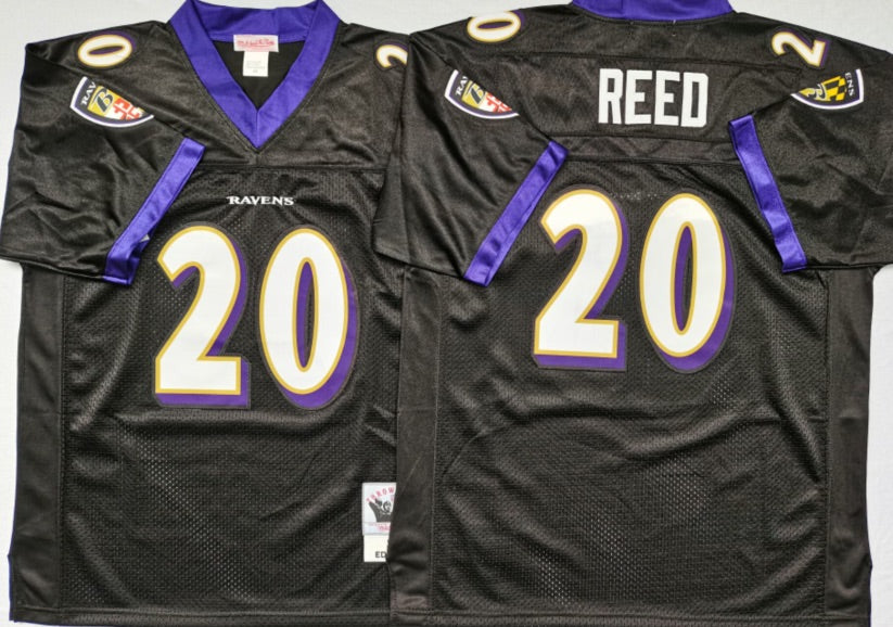 Ed Reed Baltimore Ravens Jersey Black – Classic Authentics