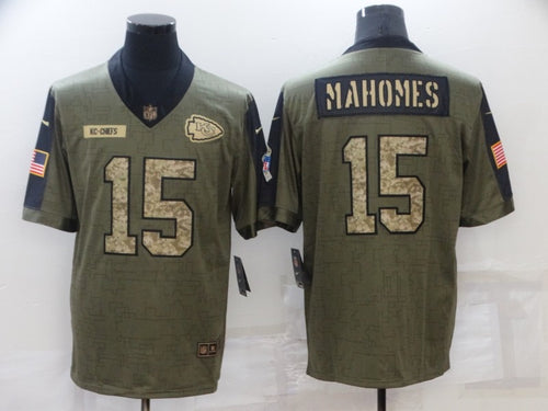 Travis Kelce Kansas City Chiefs military salute to service Jersey