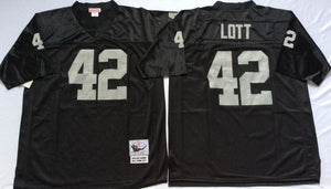 Ronnie Lott Oakland Raiders Jersey Black Mitchell & Ness