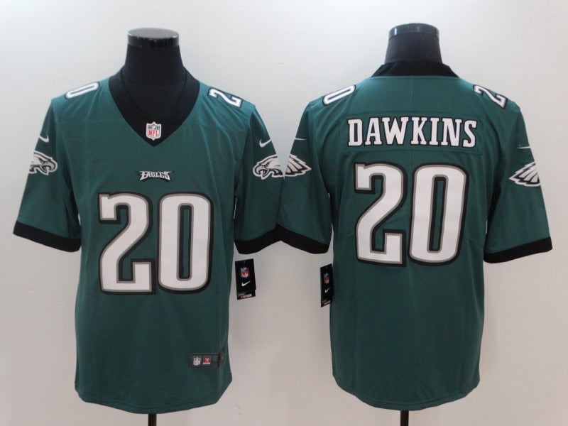 Philadelphia Eagles Brian Dawkins Retro Football Shirt Grey