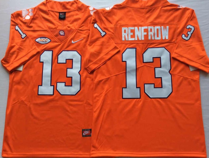 Hunter Renfrow Clemson Jersey Orange