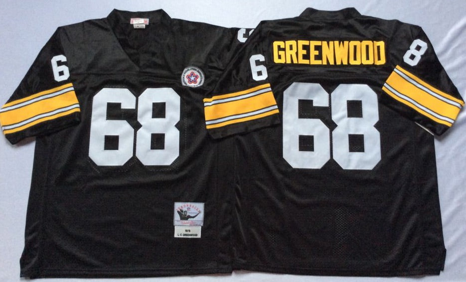 L. C. Greenwood Pittsburgh Steelers Jersey black – Classic Authentics