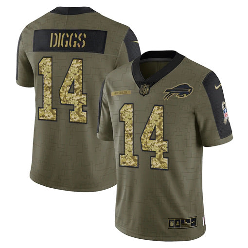 Stefon Diggs Buffalo Bills military salute to service Jersey