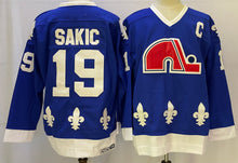 Joe Sakic Quebec Nordiques Jersey CCM blue