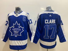 Wendel Clark Toronto Maple Leafs Official NHL Adidas Jersey blue