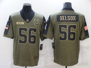 Men's Nike Quenton Nelson Black Indianapolis Colts 2020 Salute To Service  Limited Jersey