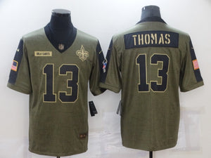Michael Thomas New Orleans Saints military salute to service