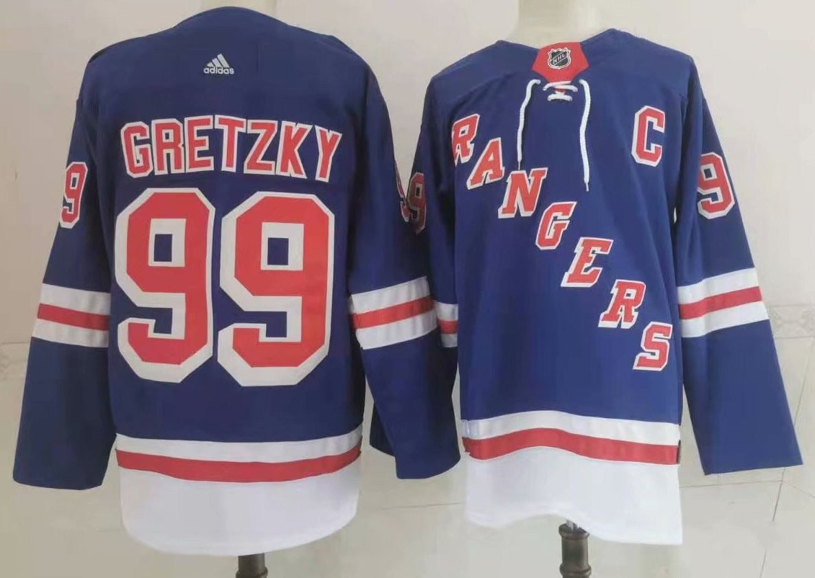 Wayne Gretzky New York Rangers Official NHL Adidas Jersey