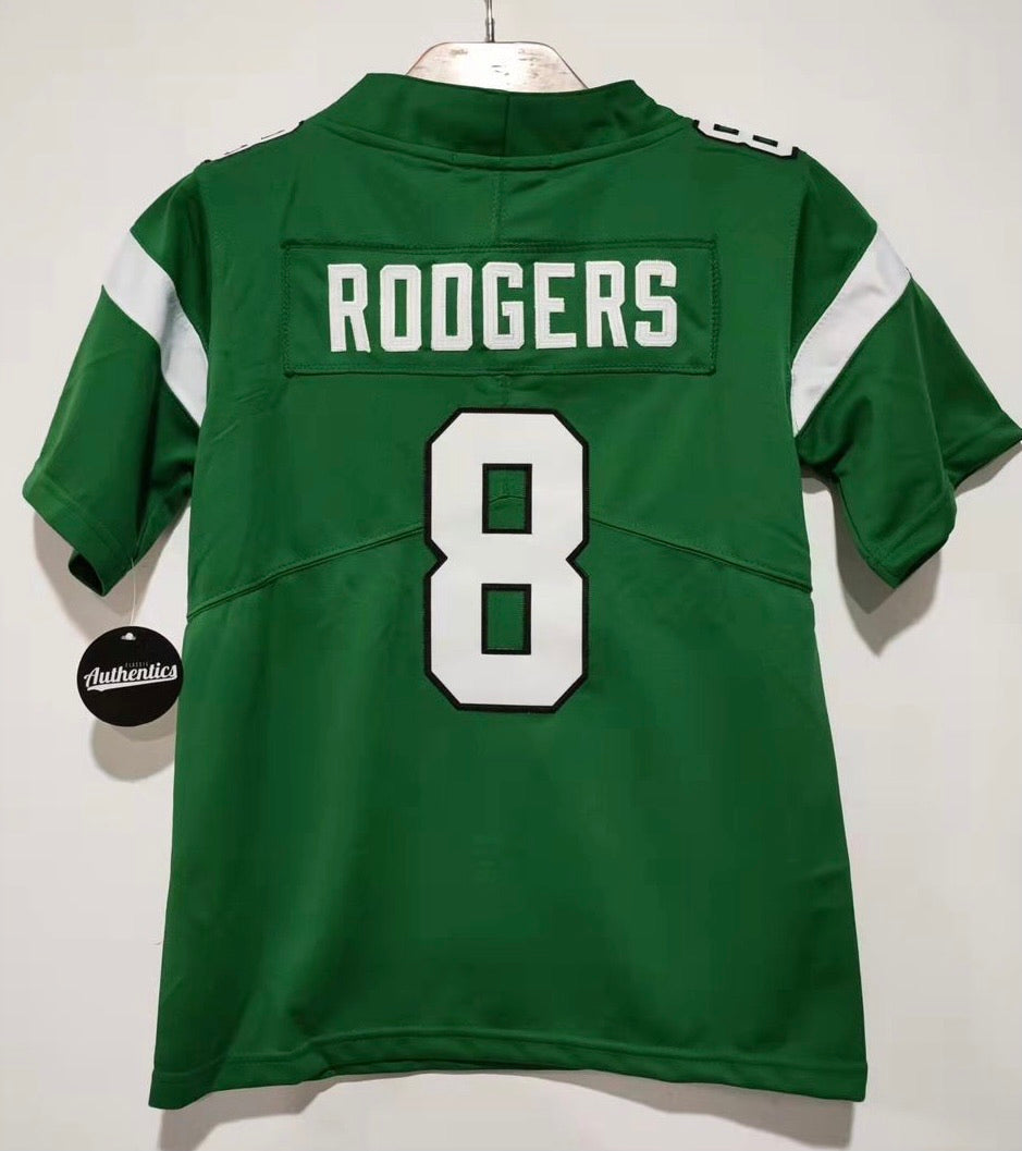 Aaron Rodgers YOUTH New York Jets Classic Authentics Jersey green