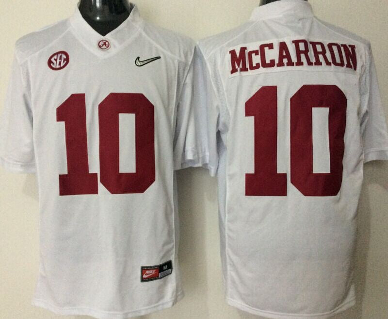 A. J. McCarron Alabama Jersey white