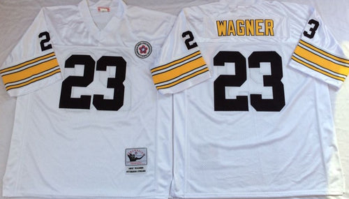 Merril Hoge Pittsburgh Steelers Jersey white – Classic Authentics