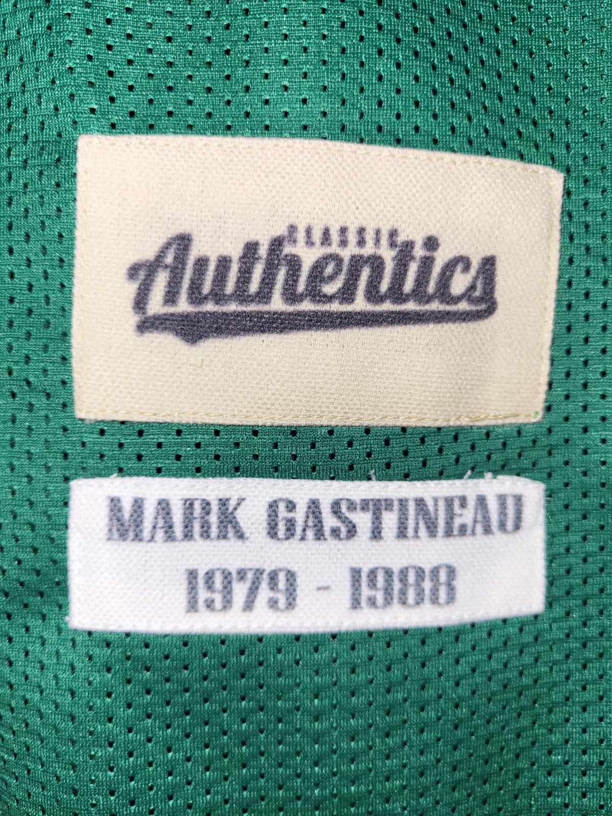 99 MARK GASTINEAU New York Jets NFL DE Green Throwback Jersey