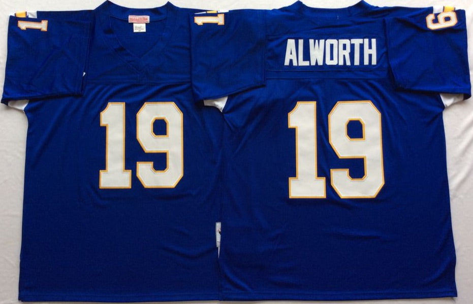 Mitchell & Ness San Diego Chargers Lance Alworth Powder Blue Authentic Retired Player Jersey