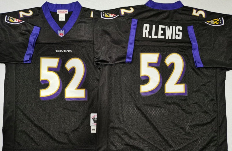 Ray Lewis Baltimore Ravens Jersey black – Classic Authentics