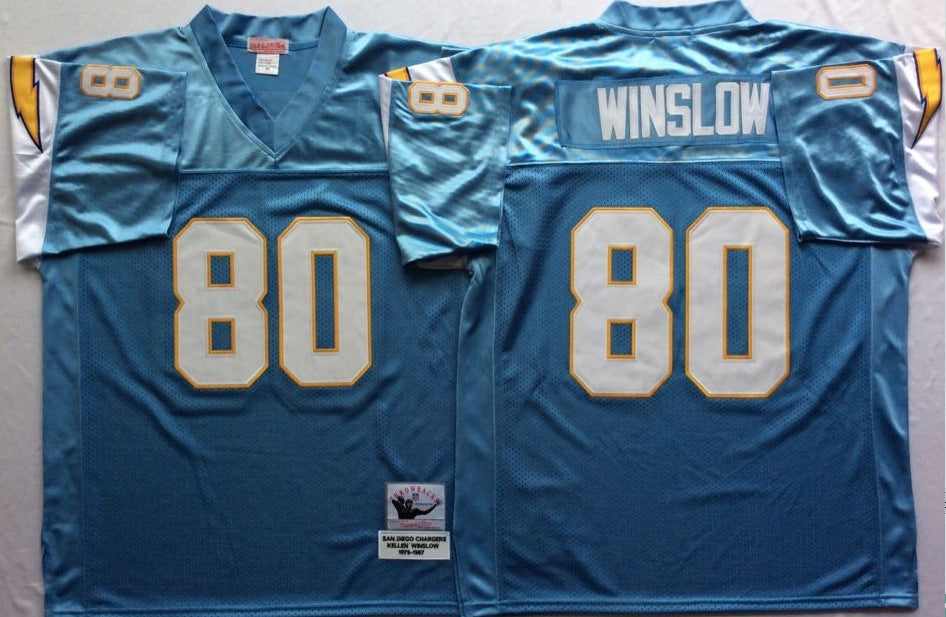 Kellen Winslow San Diego Chargers Jersey light blue – Classic