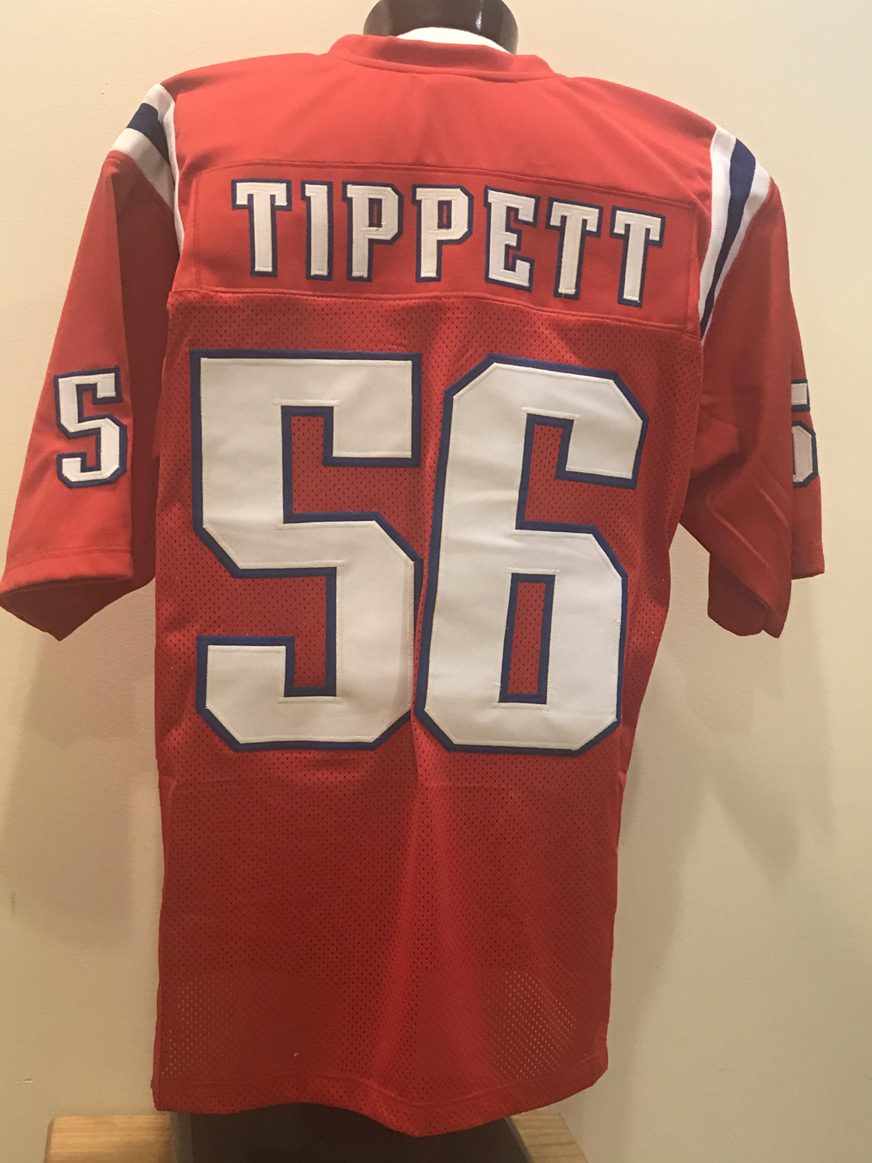 ANDRE TIPPETT  New England Patriots 1984 Wilson Throwback NFL Football  Jersey