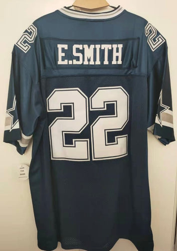 Emmitt Smith Dallas Cowboys autographed jersey JSA Witnessed COA – Classic  Authentics