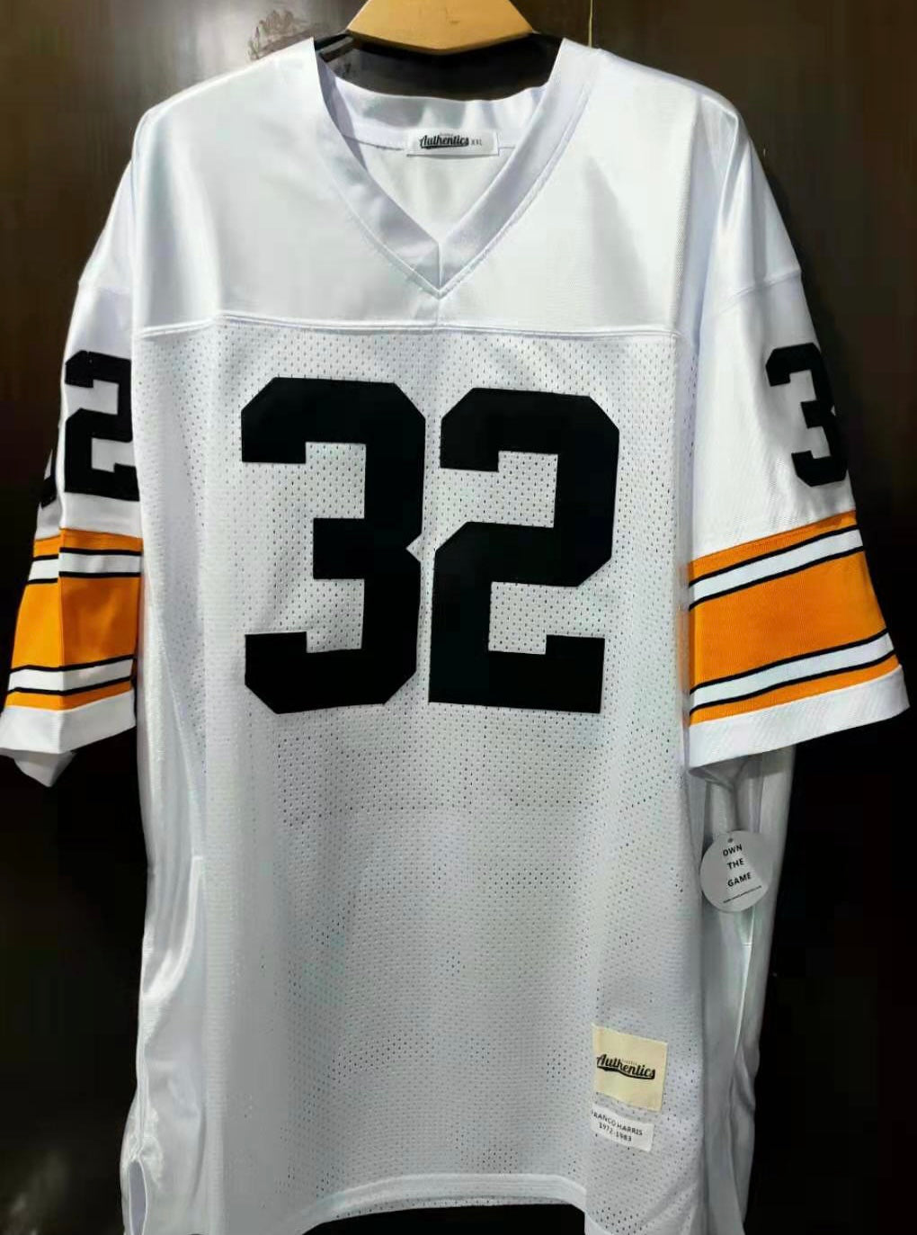 franco harris jersey white