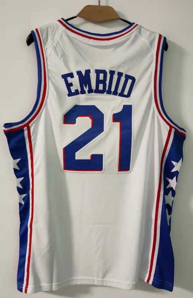 Joel Embiid Philadelphia 76ers Jersey Classic Authentics