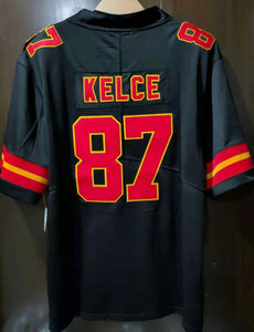 Travis Kelce Kansas City Chiefs Jersey black
