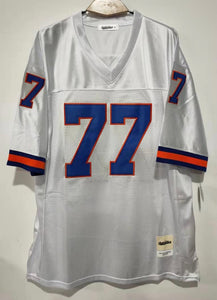 77 KARL MECKLENBURG Denver Broncos NFL LB Orange Mint Throwback Jersey