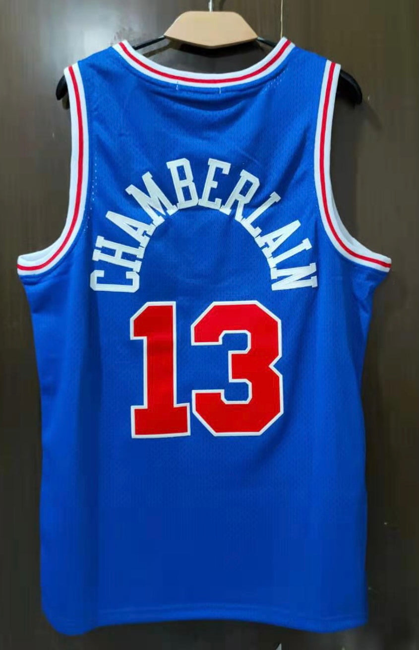Wilt Chamberlain Philadelphia 76ers Shirt Adult Medium Sixers #13 Jersey  NBA