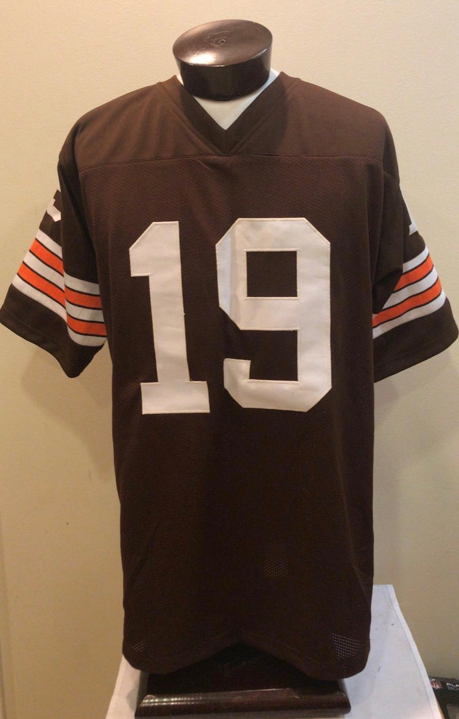 Cleveland Browns Bernie Kosar Signed Brown Jersey - Schwartz Authenticated