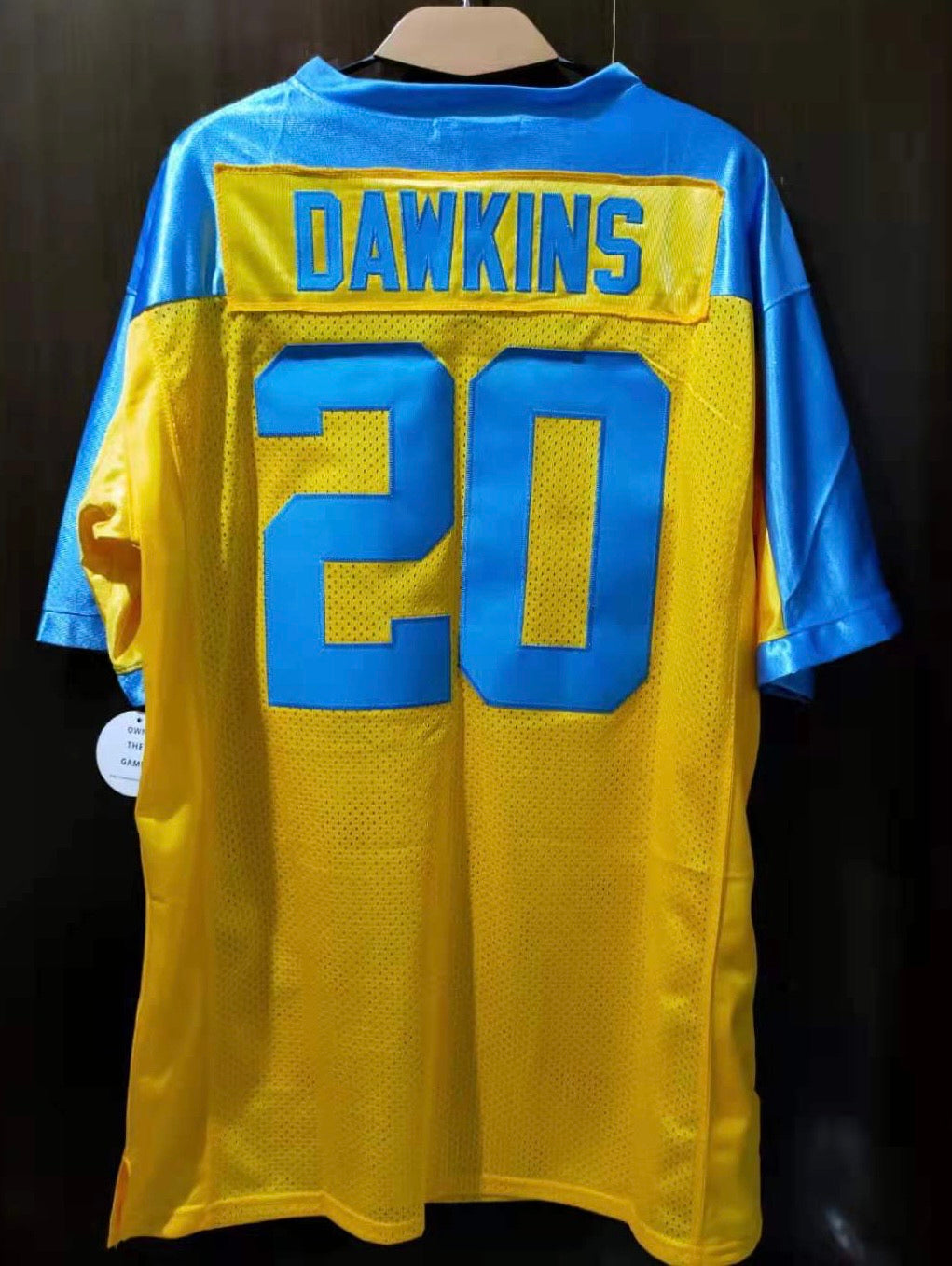 eagles throwback jersey blue yellow