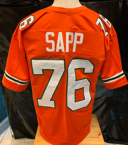 Warren Sapp Miami Hurricanes Jersey Classic Authentics