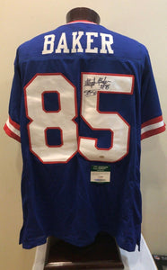 Stephen Baker New York Giants autographed jersey SGC COA – Classic  Authentics