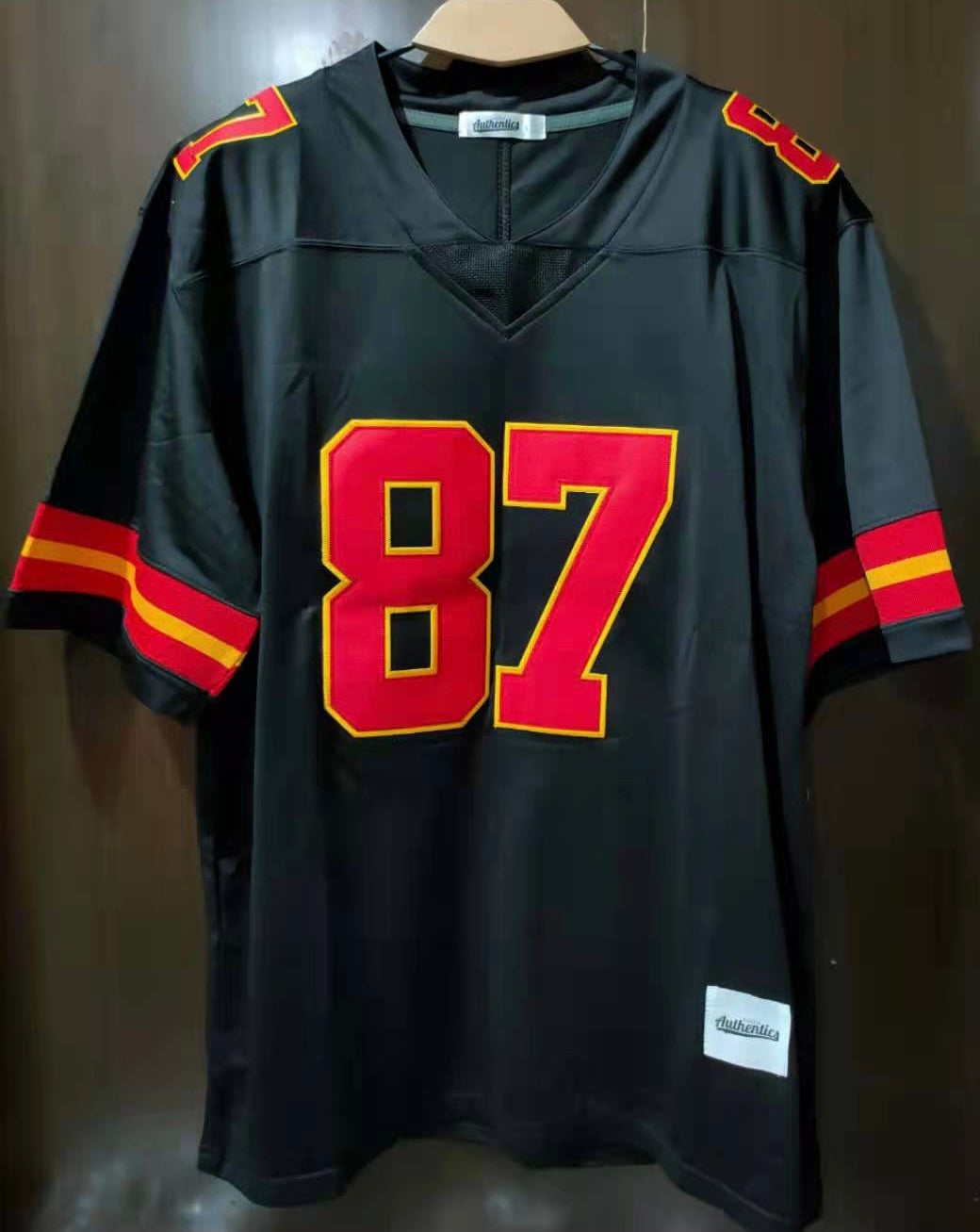chiefs black jersey in game