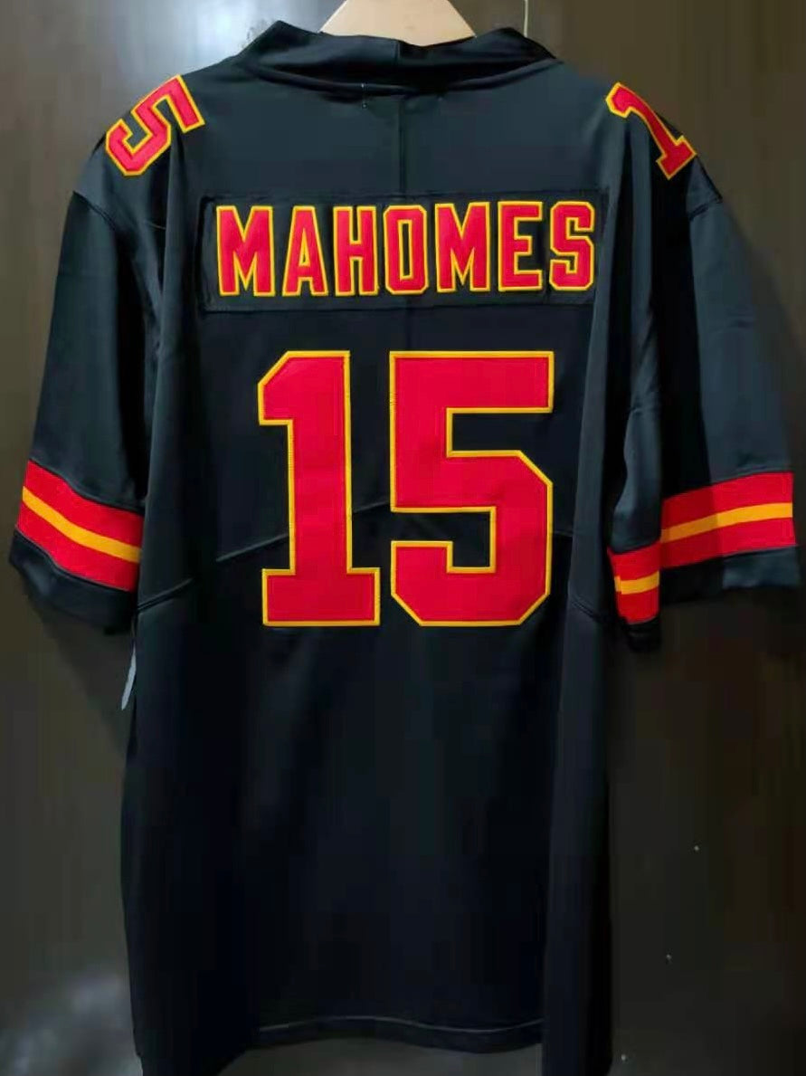 Patrick Mahomes Kansas City Chiefs Jersey black – Classic Authentics